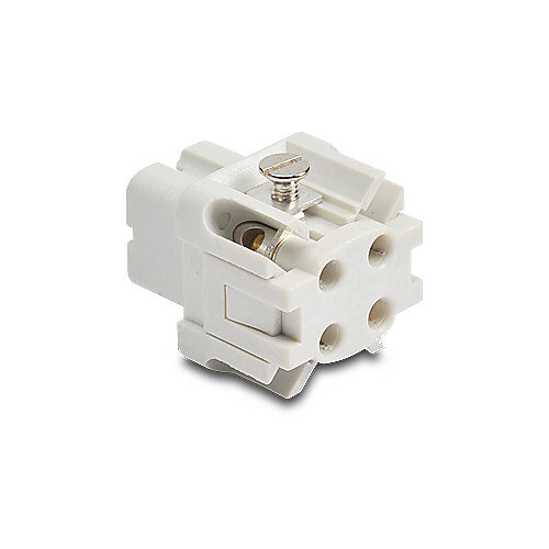 Female Insert: 3-pole, 10 amp, for ZIPport multi-wire housings (PN