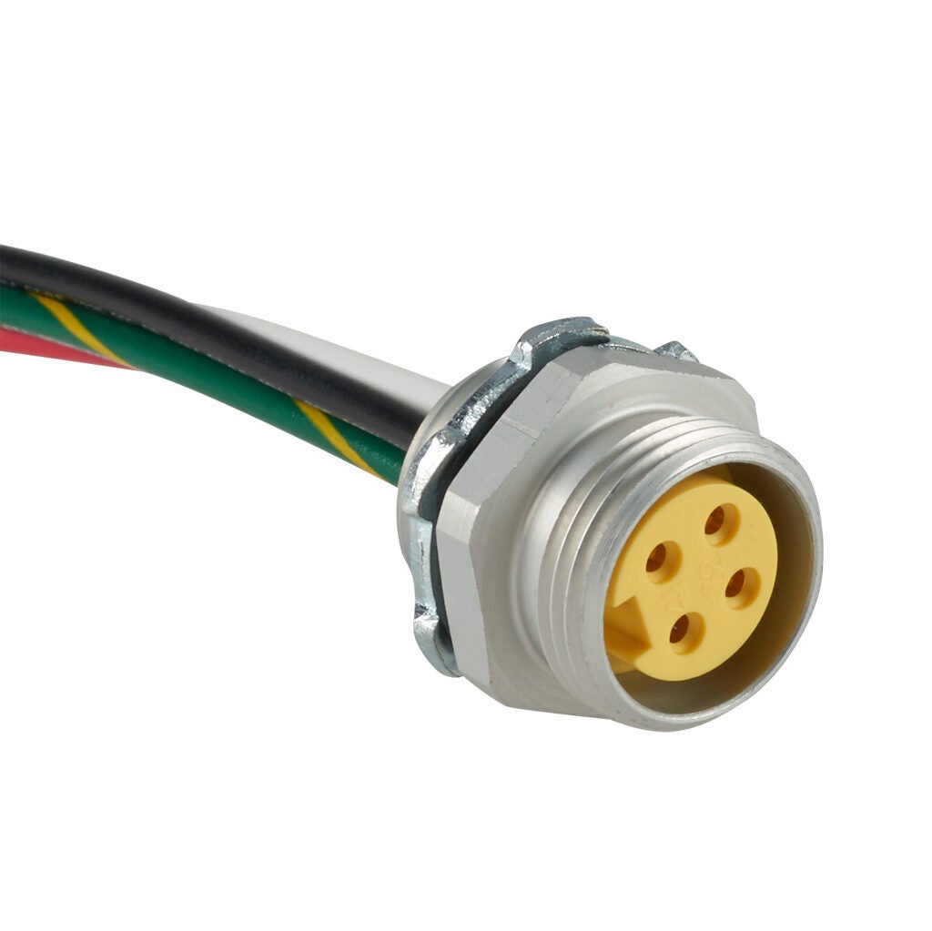 その他 P4L Ei303 Bulkhead Connector: 7/8in 4-pin female to pigtail, 16 AWG (PN# ZP