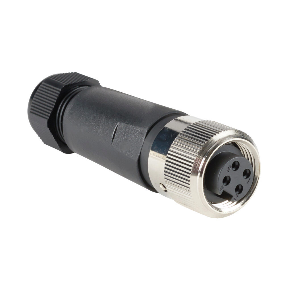 Connector: 7/8in - 16 UN2 thread nut 4-pin female axial, 22-14 AWG
