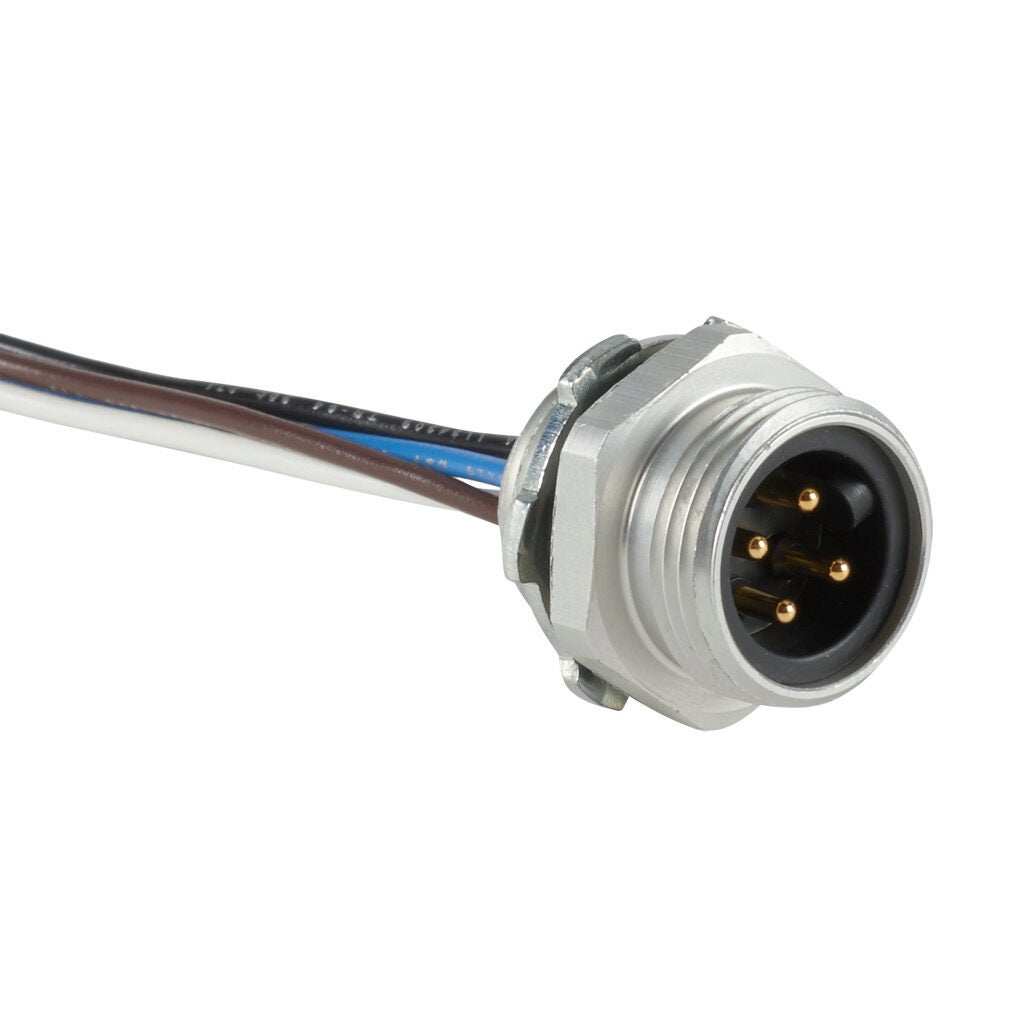 NEPON CdSエレメント サービス用 部品番号016434000 Bulkhead Connector: 7/8in 4-pin male to pigtail, 18 AWG (PN# ZP