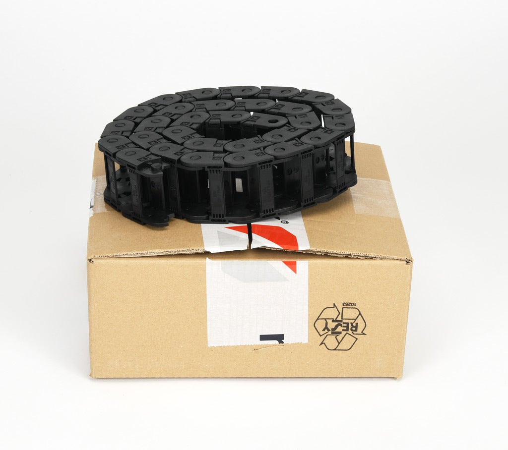 Cable Drag Chain: 0.71in inside height, 1.46in inside width, 1.1in bend ...