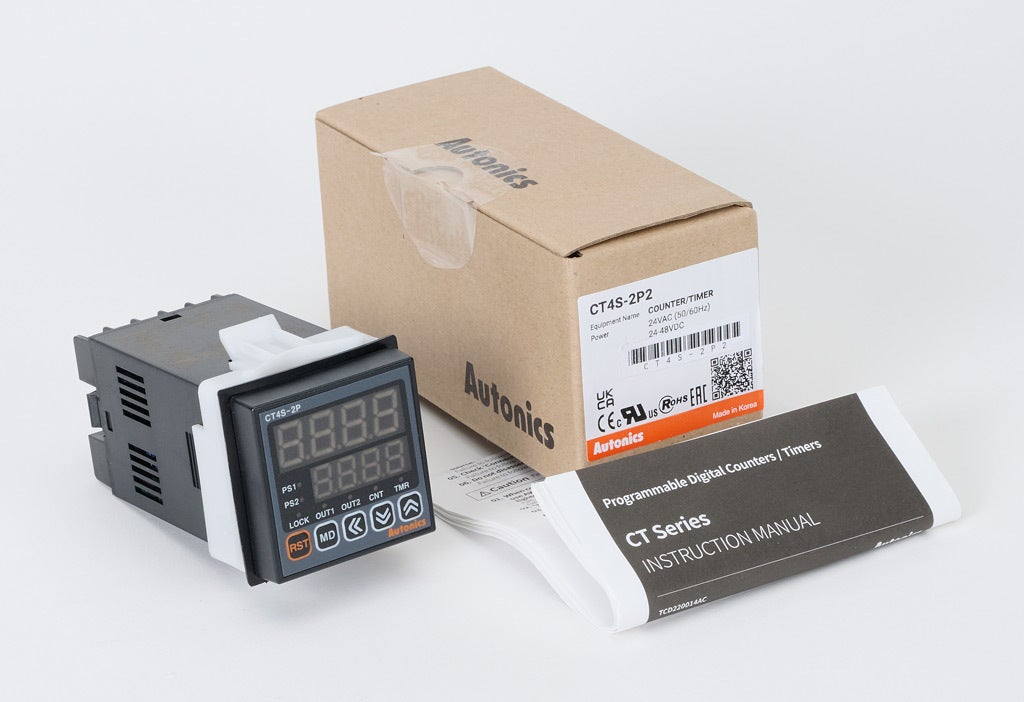 Autonics Multi-function Digital Counter/timer: 24 VAC/24-48 VDC ...