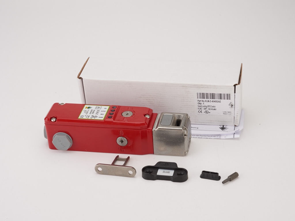 Safety Switch: tongue (key) interlock uniquely coded RFID (PN# KLM