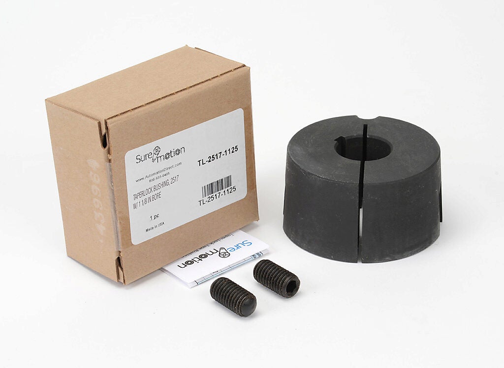 SureMotion Taper-Lock Bushing: 2517 size, 1.125in bore, steel (PN# TL ...