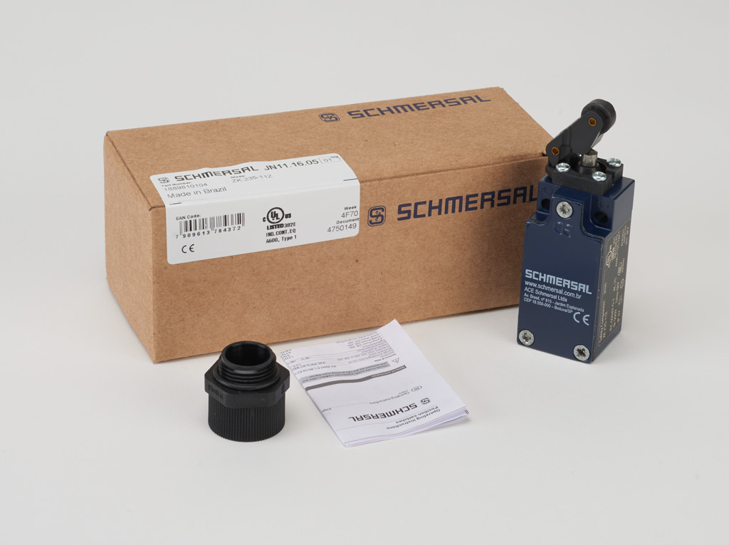 Limit Switch: one-way horizontal lever with plastic roller (PN# ZK