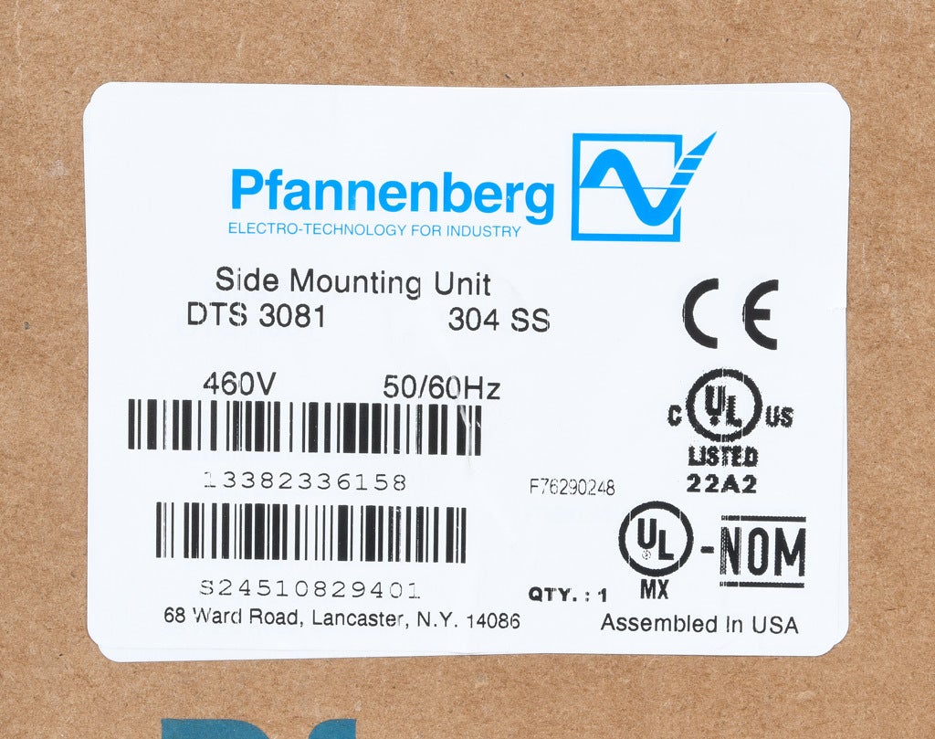 DTS 3081 Air Conditioner: 2700 BTU/H, side mount (PN# 13382336158 ...