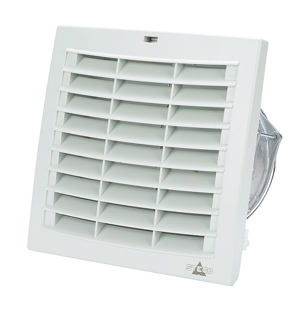 Enclosure Fan Assembly: exhaust, 184 CFM, 115 VAC operating