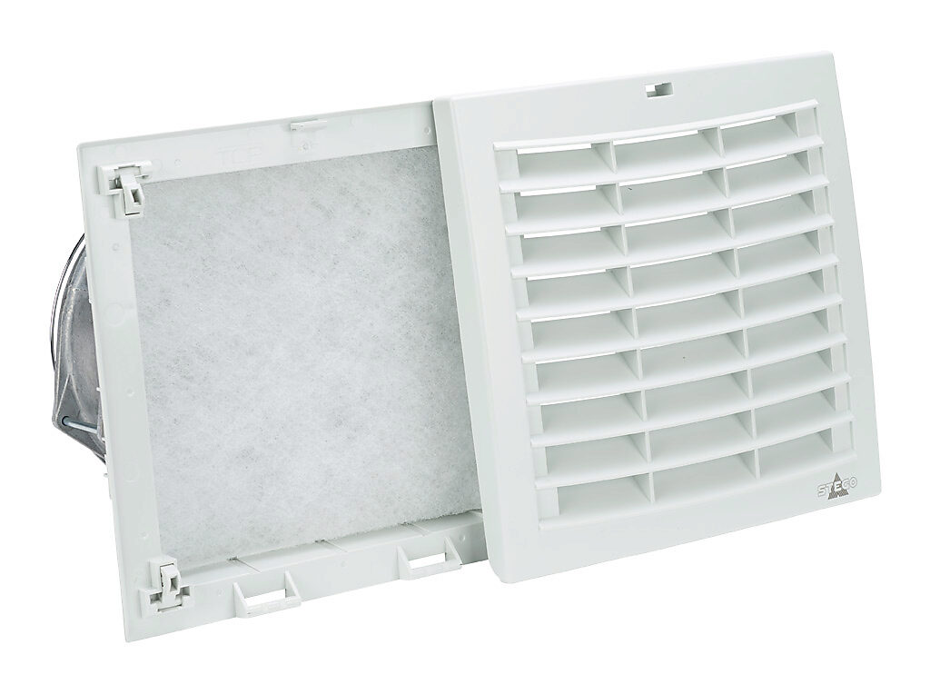 Enclosure Fan Assembly: exhaust, 126 CFM, 115 VAC operating