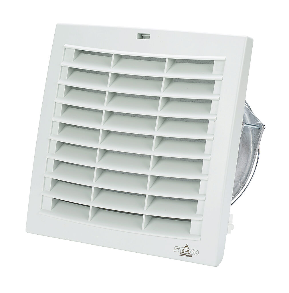 Enclosure Fan Assembly: exhaust, 126 CFM, 115 VAC operating