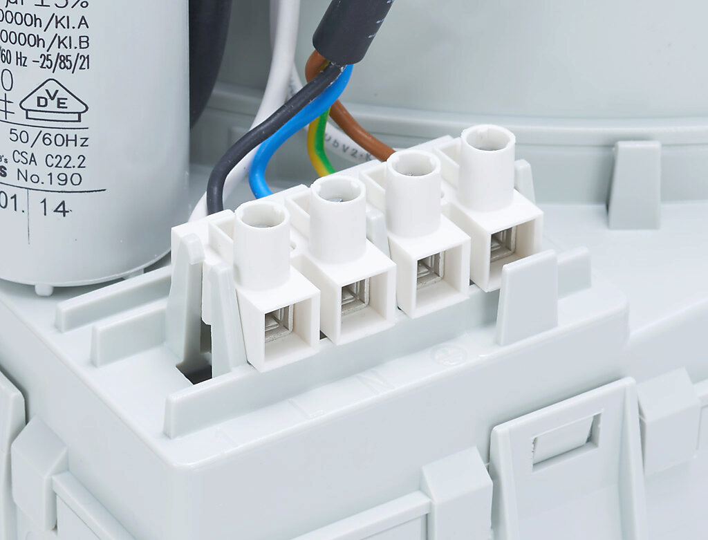 Enclosure Fan Assembly: exhaust, 414 CFM, 115 VAC operating