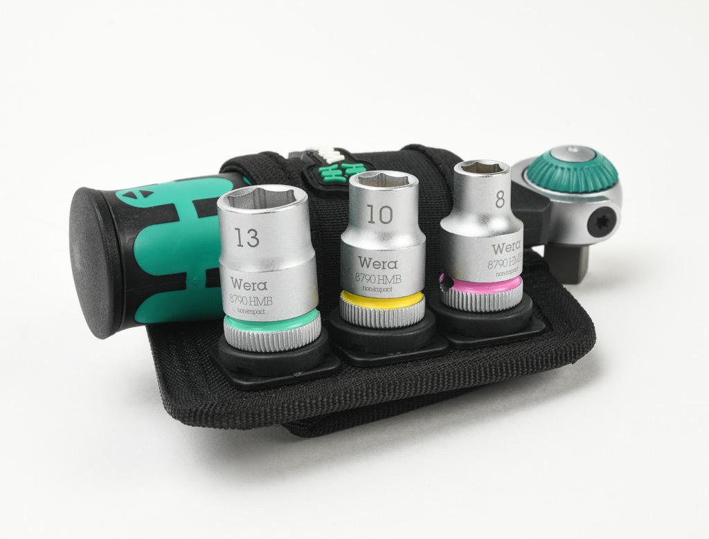 Wera Zyklop Pocket Ratchet Screwdriver and Socket Set: 18 pieces