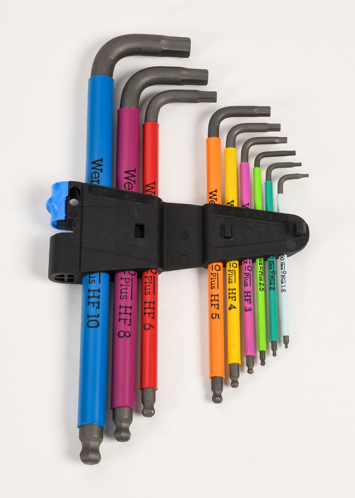 Wera Hex-Plus Hex Key Set: 9 pieces (PN# 05022210001