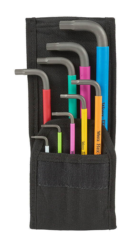 Wera Hex-Plus Hex Key Set: 9 pieces (PN# 05022639055