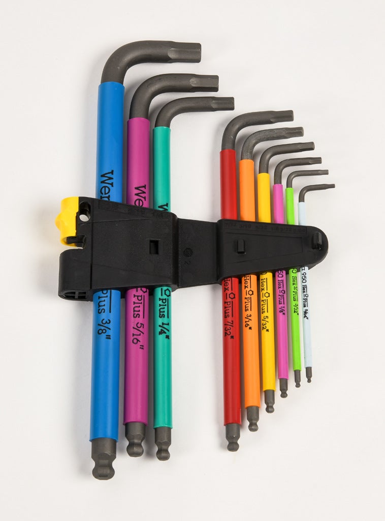 Wera Hex-Plus Hex Key Set: 9 pieces (PN# 05022640001