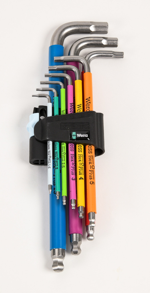 Wera Hex-Plus Hex Key Set: 9 pieces (PN# 05022669001