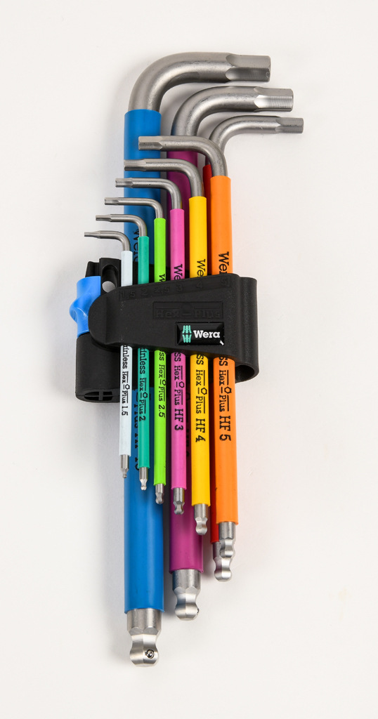 Wera Hex-Plus Hex Key Set: 9 pieces (PN# 05022699001