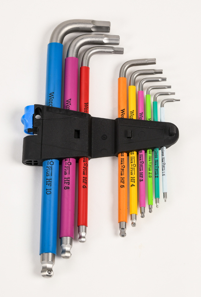 Wera Hex-Plus Hex Key Set: 9 pieces (PN# 05022699001