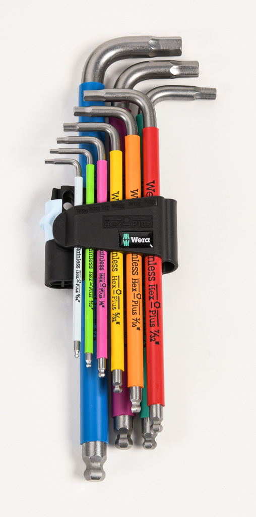 Wera Hex-Plus Hex Key Set: 9 pieces (PN# 05022860001