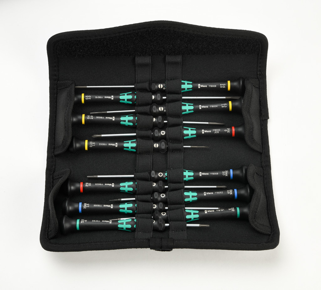 Wera Kraftform Micro Screwdriver Set: 12 pieces (PN# 05073675001