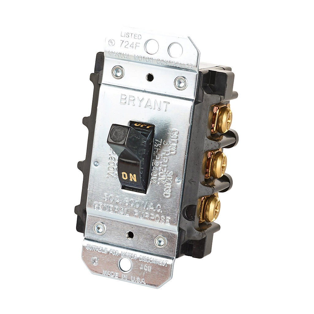 Manual Motor Controller: 30A, 3-pole, 20hp (PN# 30003D