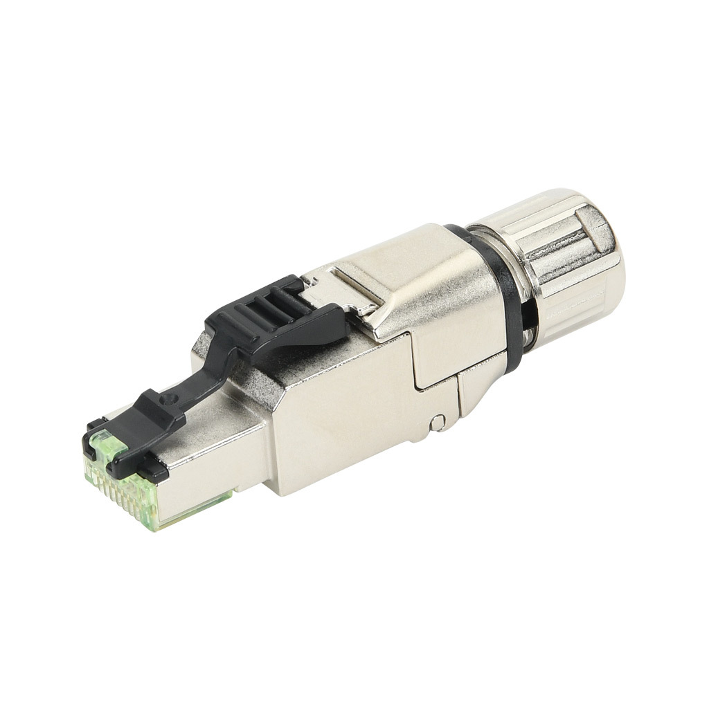 Connector: RJ45 male axial 8-wire/8-pin, 26-22 AWG (PN# 490176