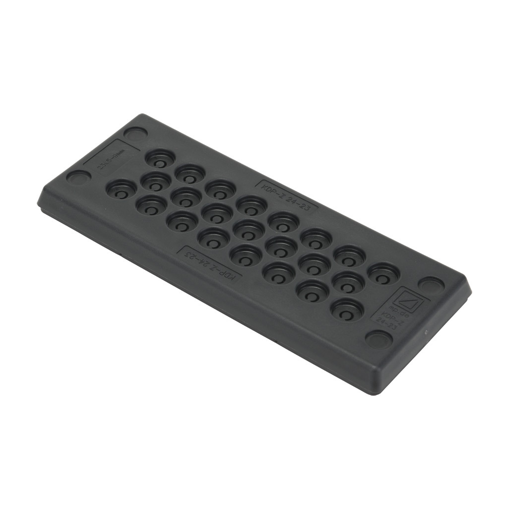 Cable Entry System Frame: black, (23) 5-9mm opening(s) (PN# 567421