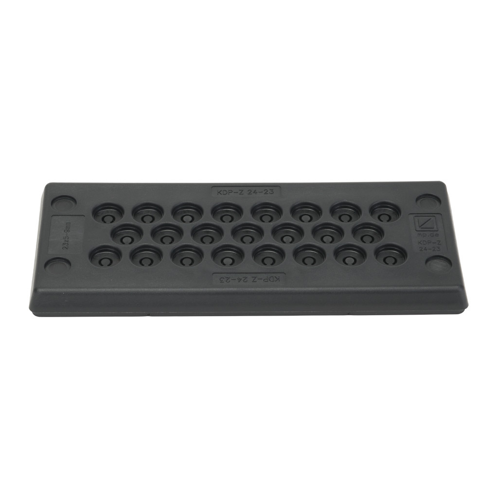 Cable Entry System Frame: black, (23) 5-9mm opening(s) (PN# 567421