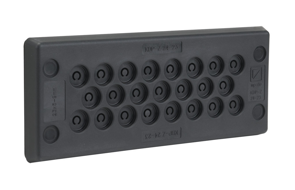Cable Entry System Frame: black, (23) 5-9mm opening(s) (PN# 567421