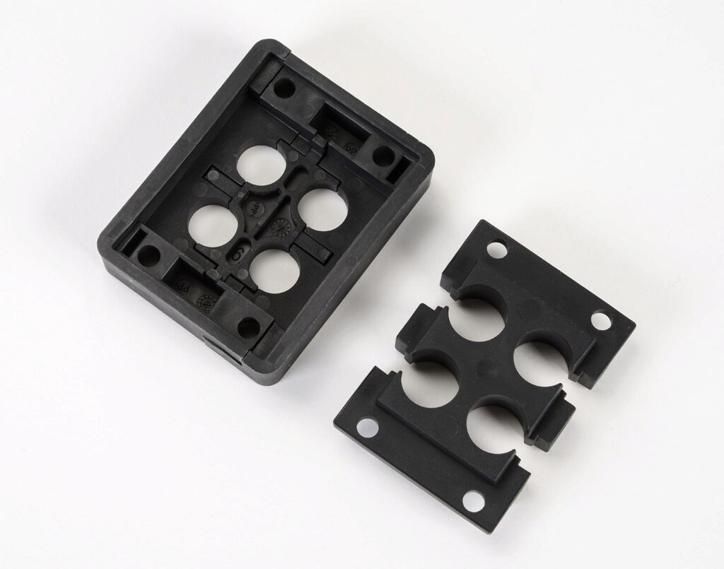 Cable Entry System Frame: black, (4) small opening(s) (PN# 568333