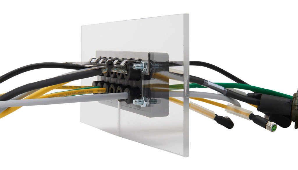 Grommet: 1 opening(s), 4/pk, for Murrplastik KDL/D series cable