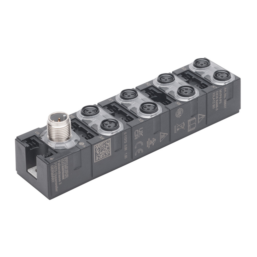 msas hop IO-Link Hub: up to (8) discrete I/O points, IO-Link Class A Device