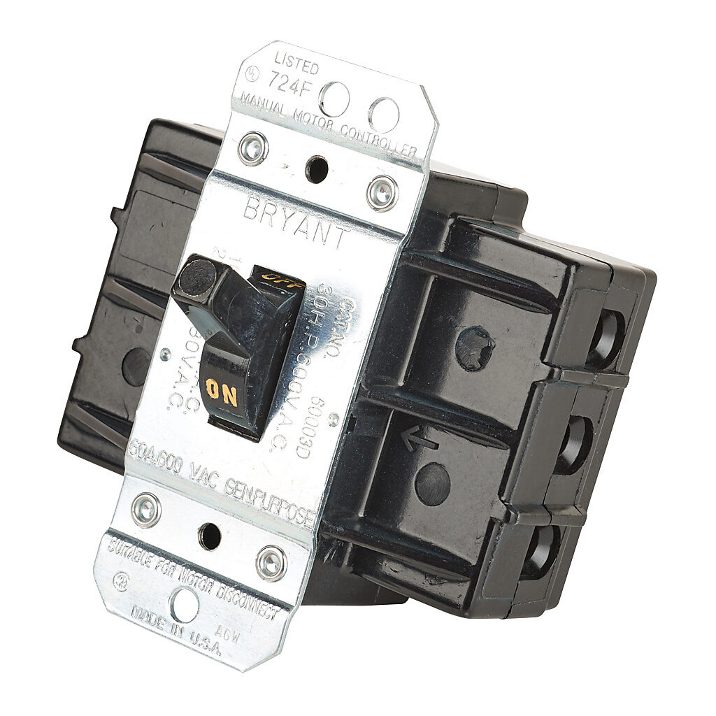 Manual Motor Controller: 60A, 3-pole, 30hp (PN# 60003D