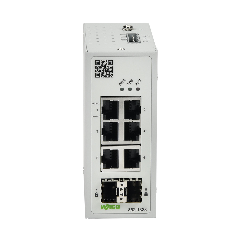 Industrial Lean Managed Ethernet Switch: 8 ports (PN# 852-1328