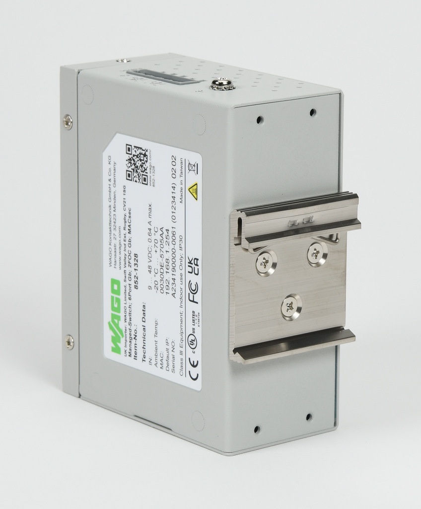 Industrial Lean Managed Ethernet Switch: 8 ports (PN# 852-1328