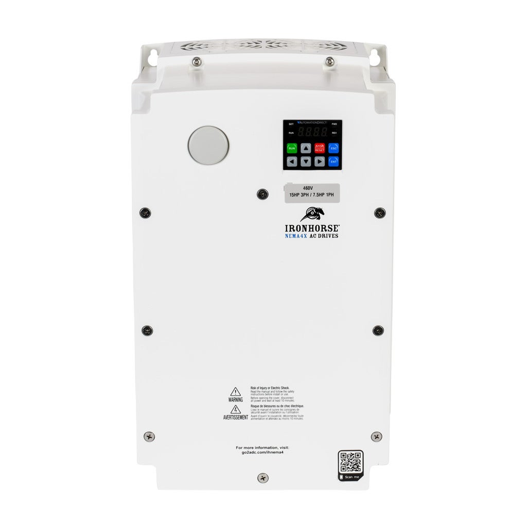 IronHorse AC General Purpose Drive: 460 VAC, 15hp with 3-phase