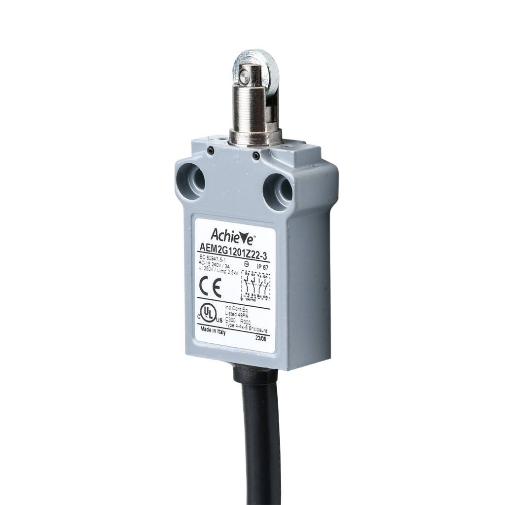 Limit Switch: metal plunger with metal roller (PN# AEM2G1201Z22-3