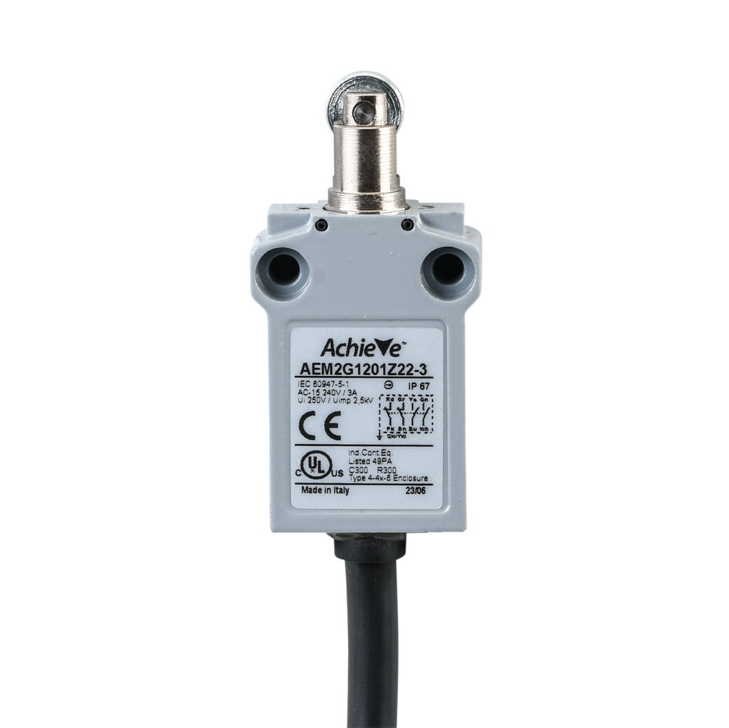 Limit Switch: metal plunger with metal roller (PN# AEM2G1201Z22-3