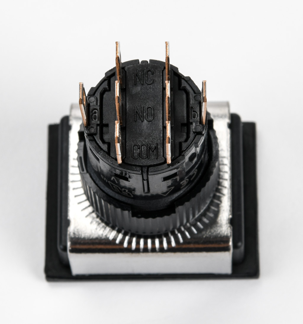 16mm Pushbutton: momentary, green, IP65 (PN# AF16F0N-C2E3G