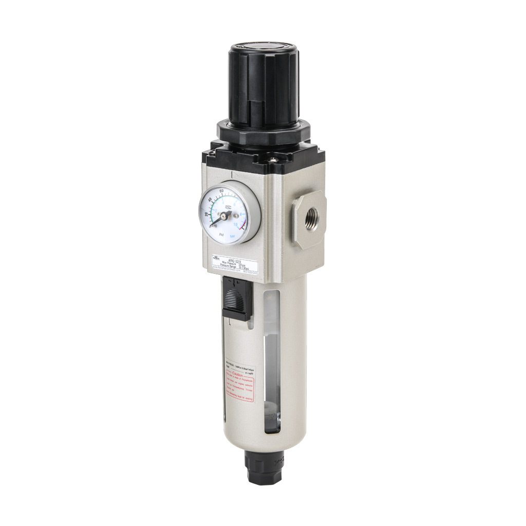 Pneumatic Filter-regulator: 20-130 psi adjustable range, for Ax-32