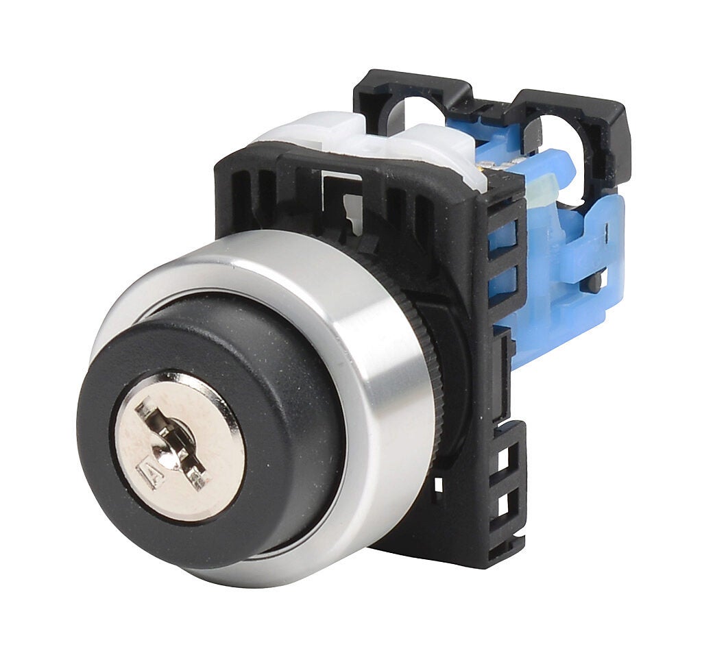 Selector Switch: maintained, 22mm, 2-pos, key operator (PN# AR22JR
