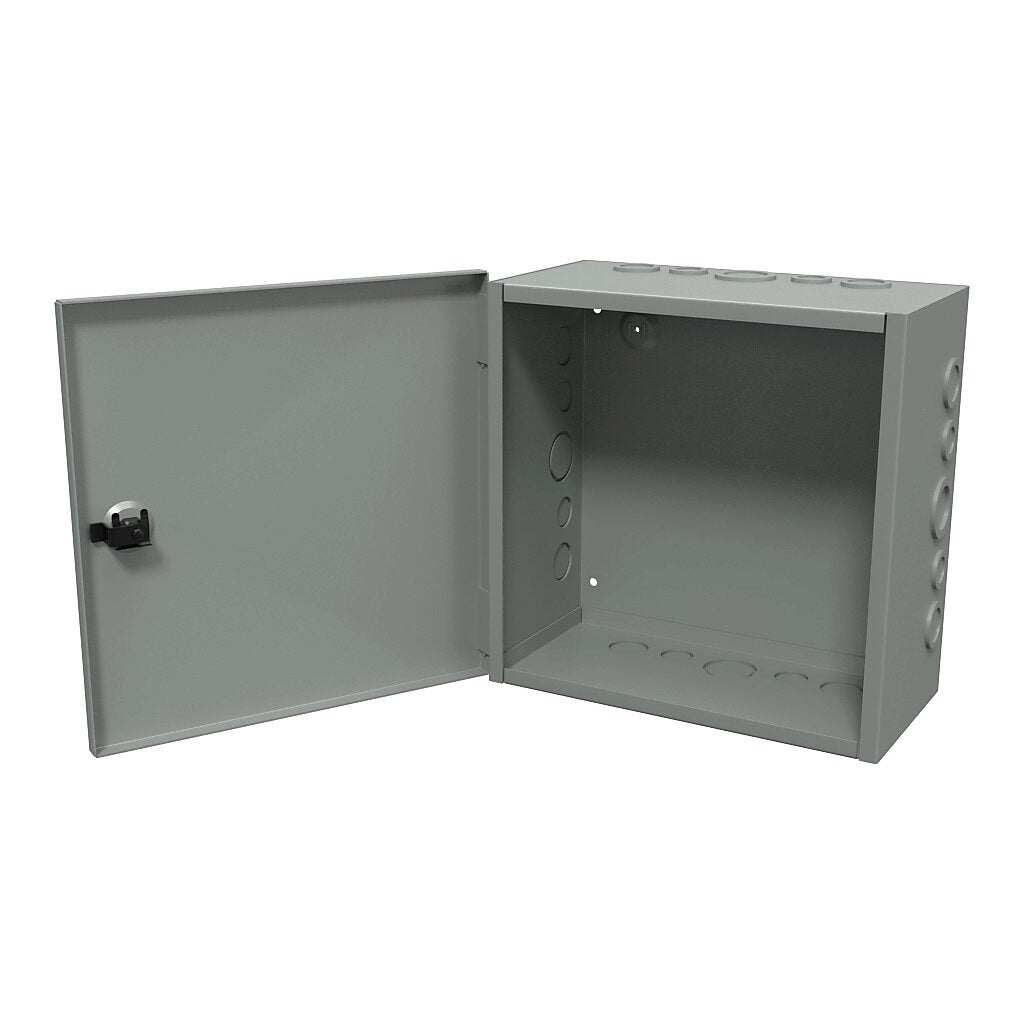 Enclosure: 12 x 12 x 6in, wall mount, carbon steel (PN# CHKO12126