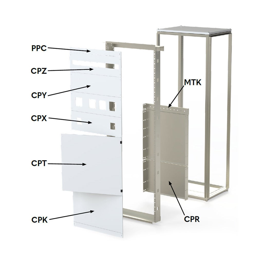 Quadritalia Modular Mounting Plate: for TMKxx8 inner frame in