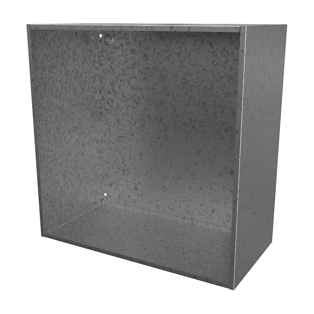 Enclosure: 24 x 24 x 12in, wall mount, galvanized steel (PN