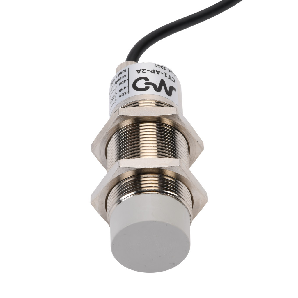 Capacitive Proximity Sensor: 30mm diameter x 71mm body, 20mm range