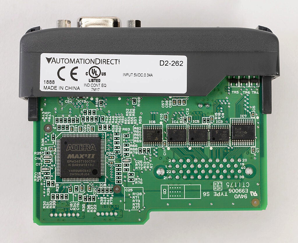 DirectLOGIC CPU: 15.8k words ladder memory, serial ports