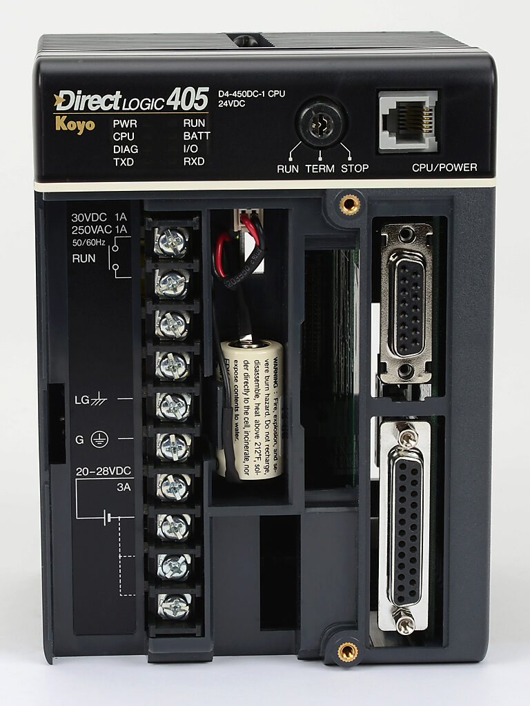 その他 DL-WH40 DL405 CPU: 7.5k words ladder memory, serial ports, (programmable