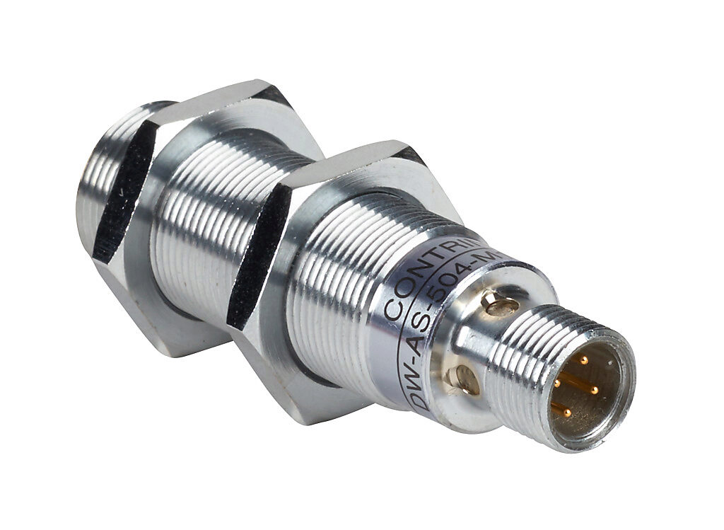 Inductive Proximity Sensor: 18mm diameter x 63.5mm body, 12mm