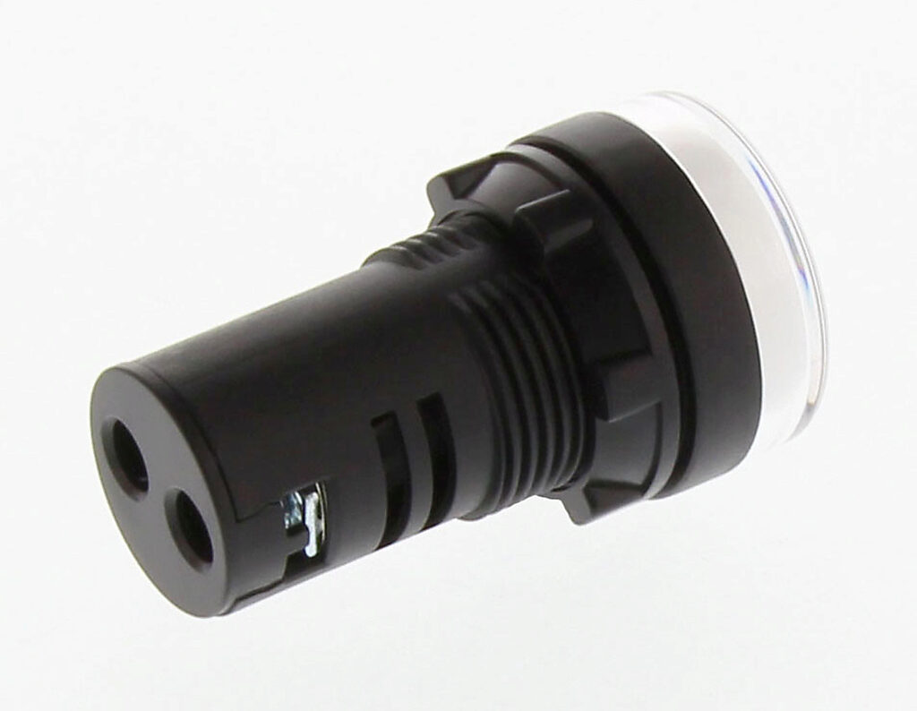 Indicating Light: 22mm, IP65, white (PN# ECX2055-127L