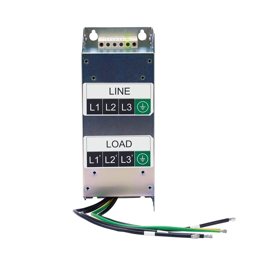EMI Input Filter: 12A, drive rated (PN# EMF12AM43B) | AutomationDirect