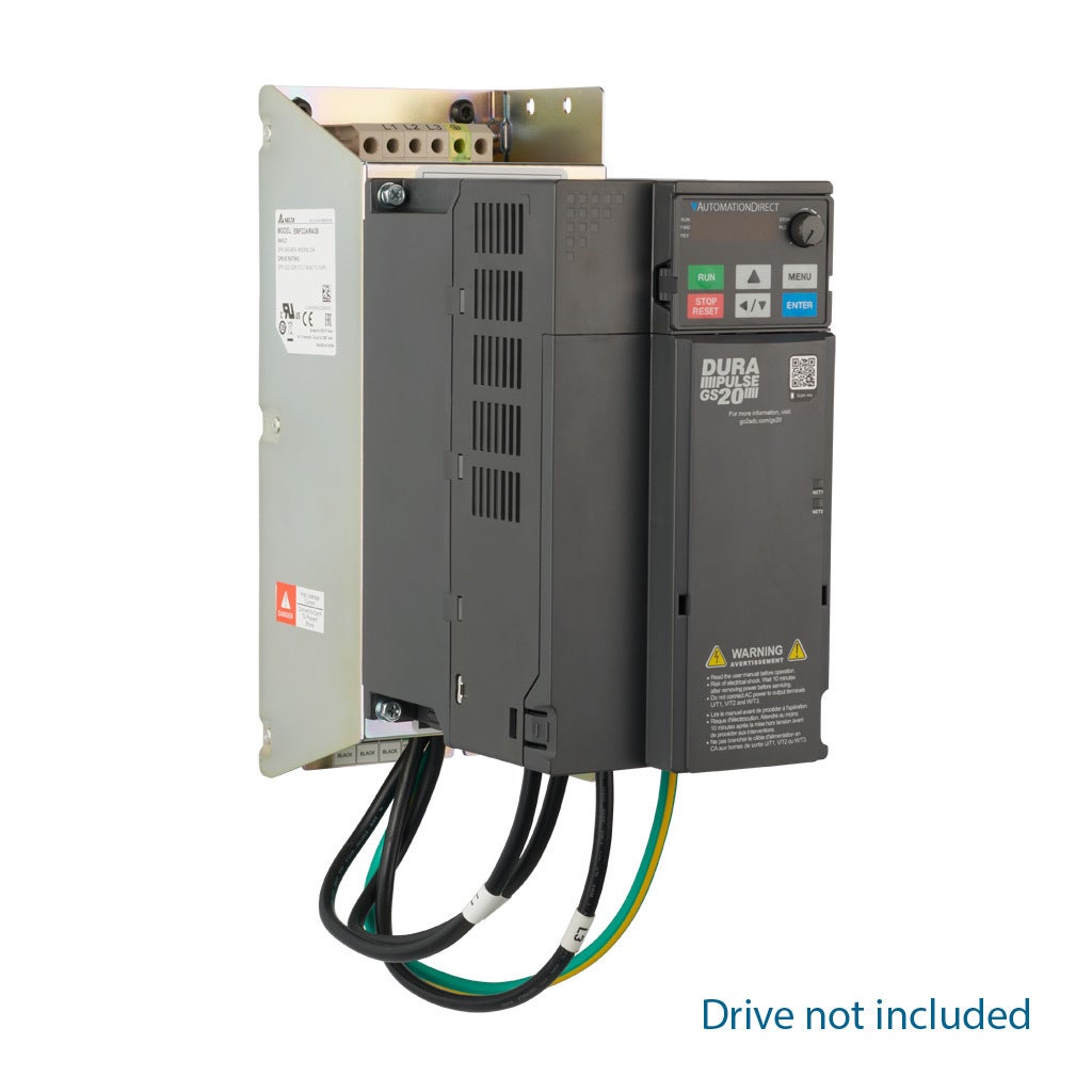 EMI Input Filter: 23A, drive rated (PN# EMF23AM43B) | AutomationDirect